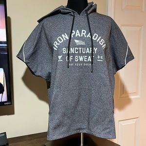 Under Armour short sleeve gray sweatshirt